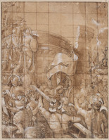 K II 101
<br/>
Bestorming van een stadsmuur
<br/>
<em>Rubiales, Pedro de (1511-1582) - toegeschreven aan</em>